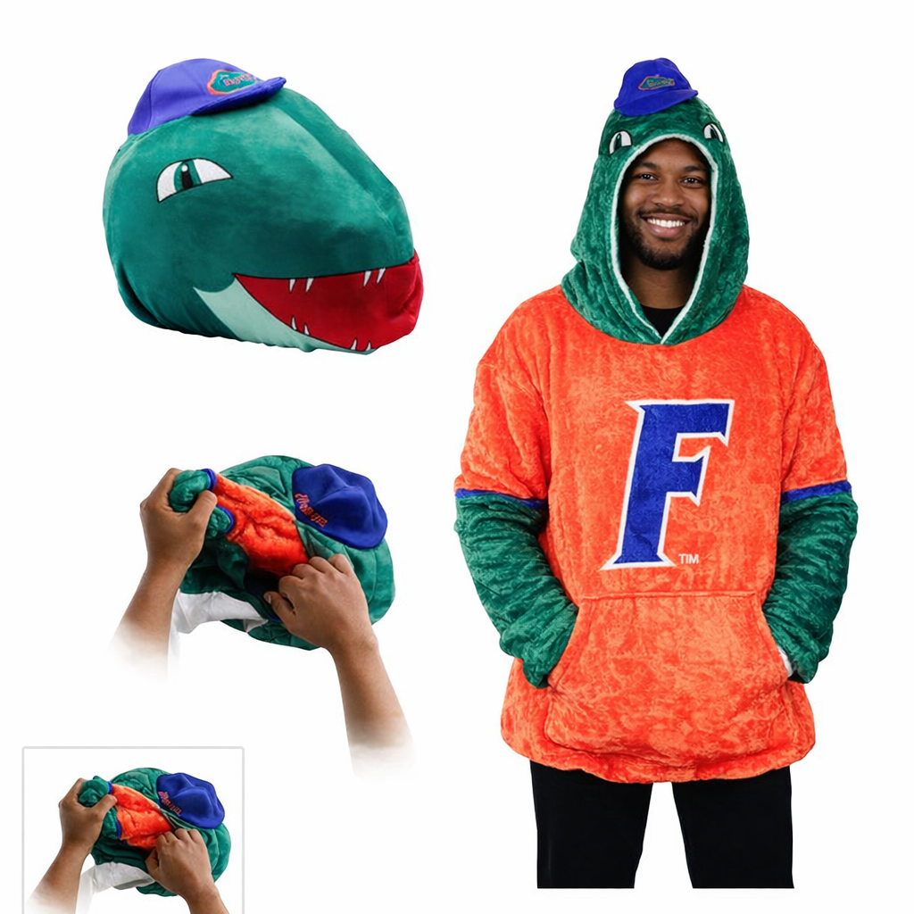 University of Florida Albert Snugible 2-in-1 Blanket Hoodie & Pillow