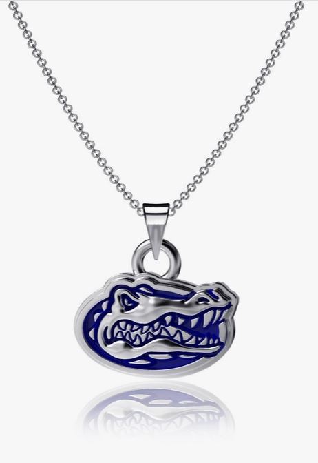 University of Florida Pendant Necklace Silver