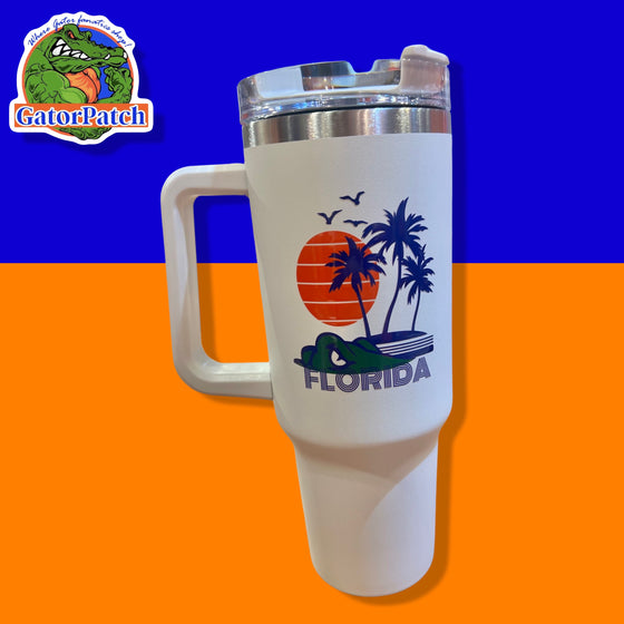 30oz Tumblr With Handle ￼GGPalm