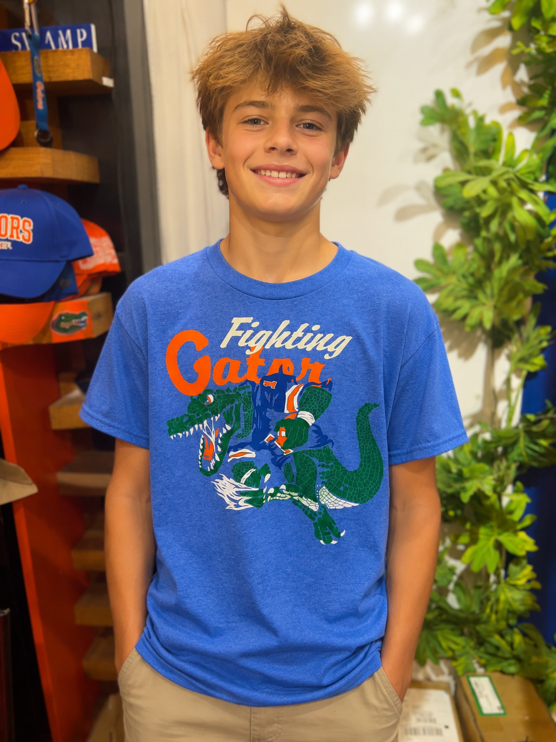 Youth Fighting Gator Tee