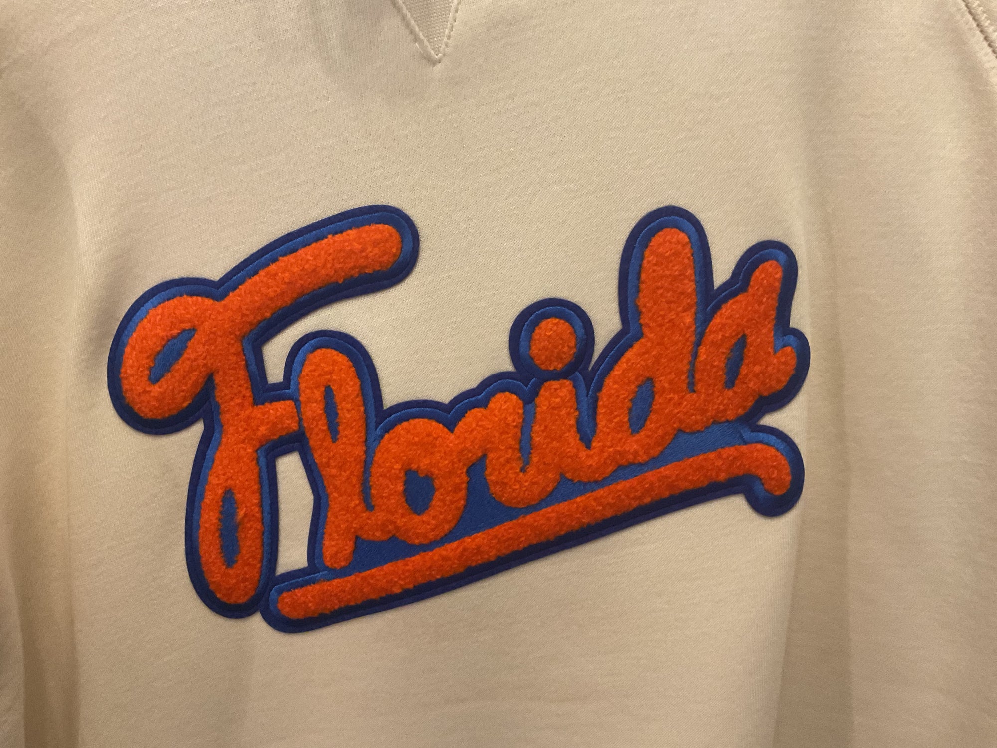 Chenille Embroidery Florida Hoodie