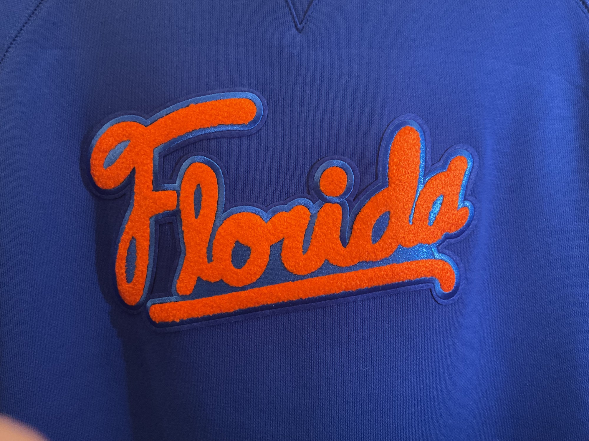 Chenille Embroidery Florida Hoodie