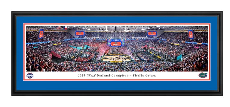 2025 NCAA Basketball National Champions, Florida Gators - Framed