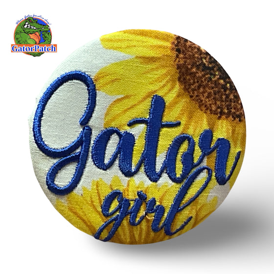 Gator Girls Sunflower Button