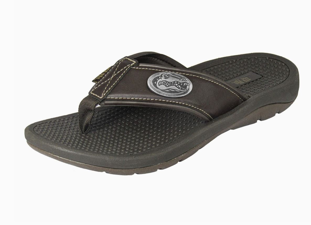 Florida Gators Men's Collegiate Brown Flip Flop Sandal