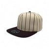 PLAIN FLAT PIN STRIPE HAT