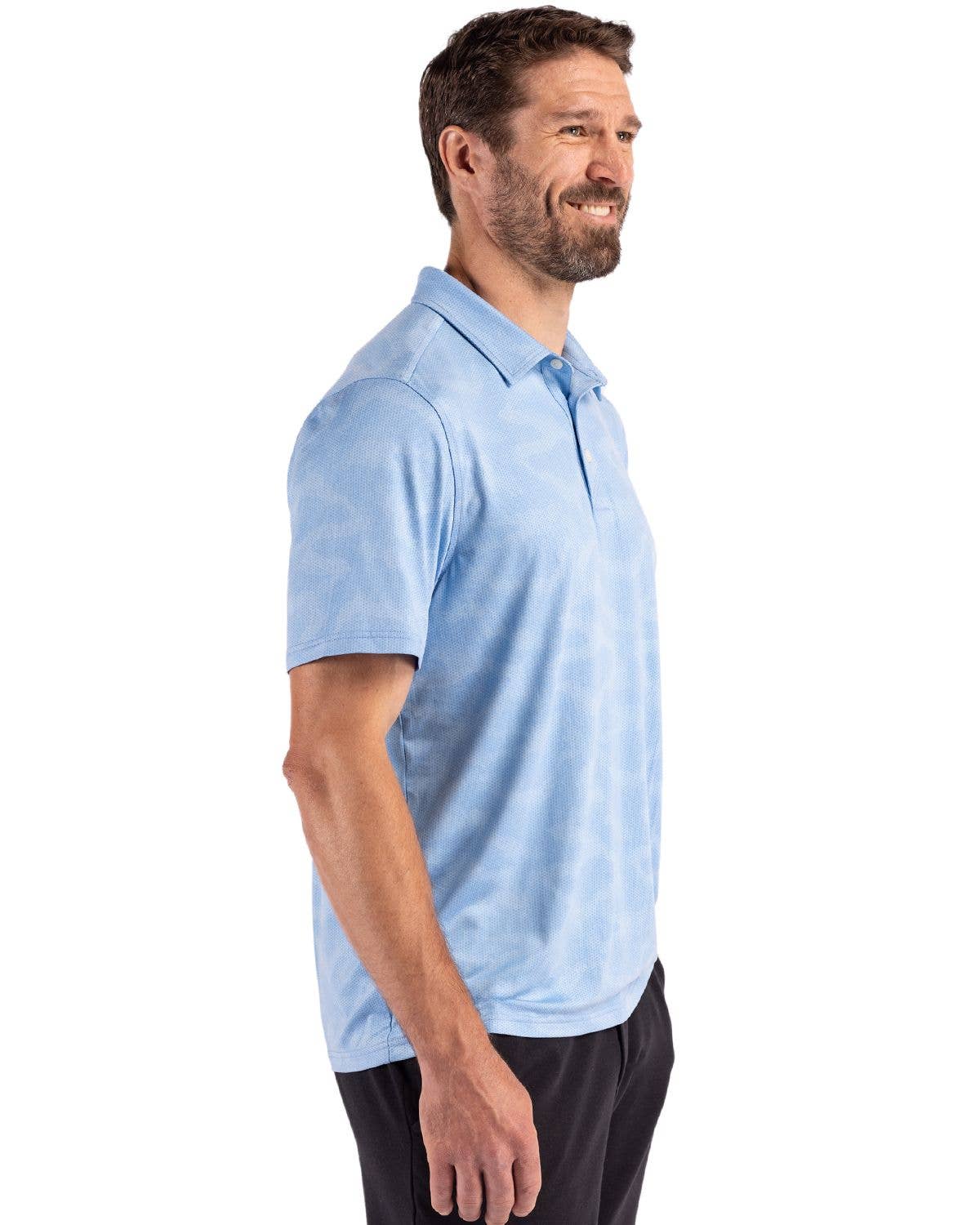 Cutter & Buck Coastline Epic Comfort Camo Print Mens Polo