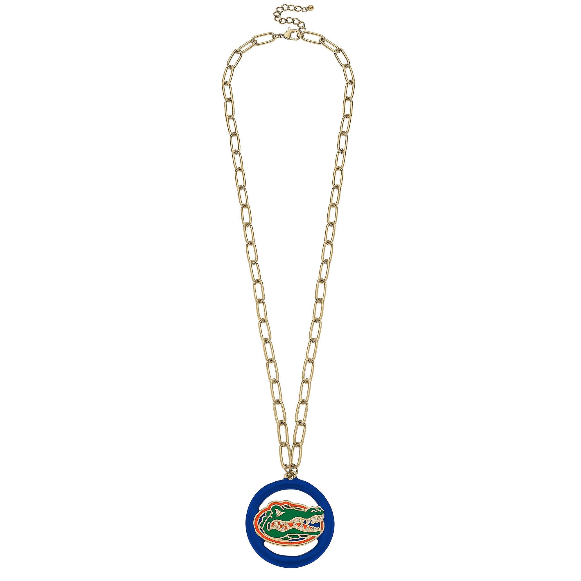Florida Gators Logo Medallion Necklace