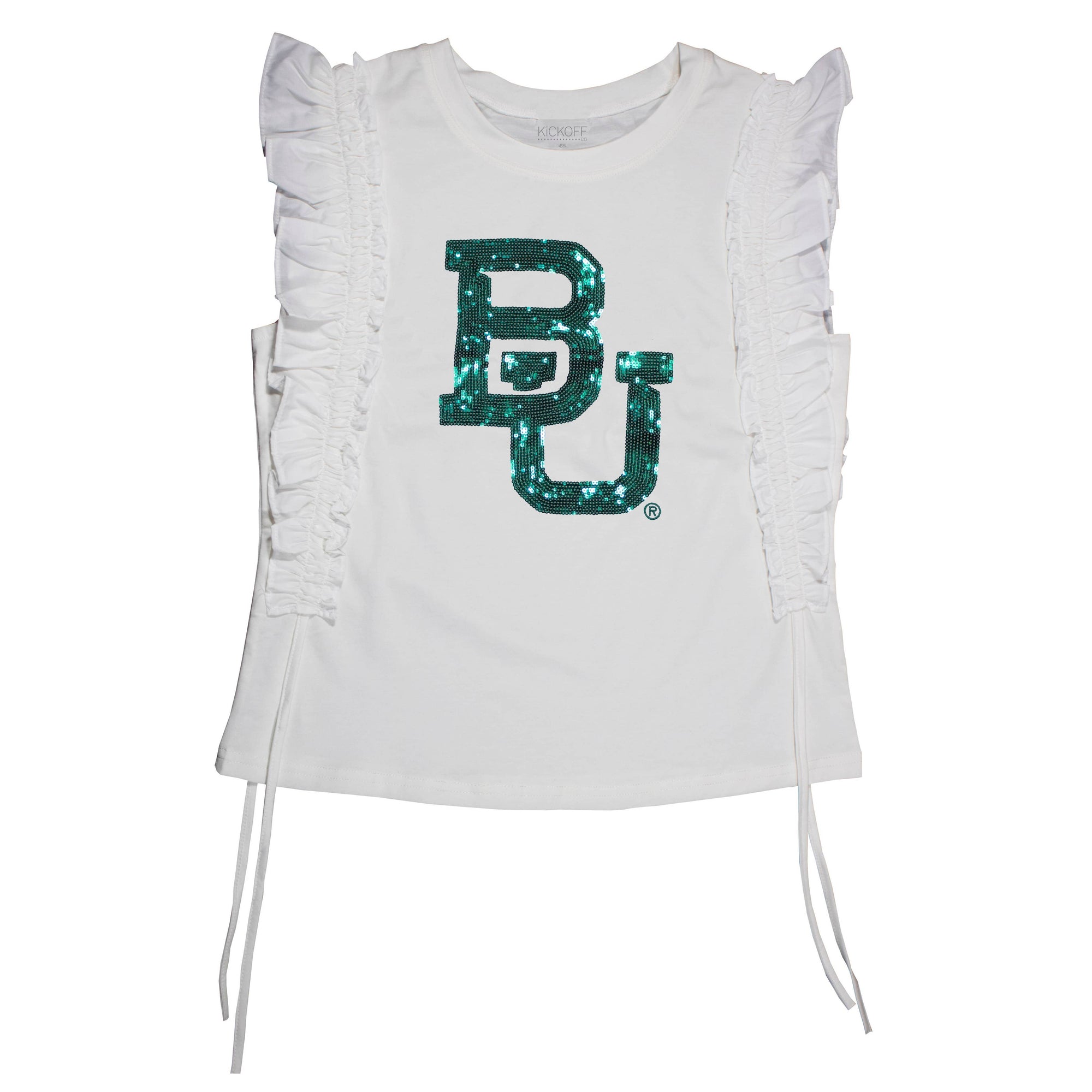 Sequin Ruffle Sleeve - NCAA Licensed: University of Florida / XL