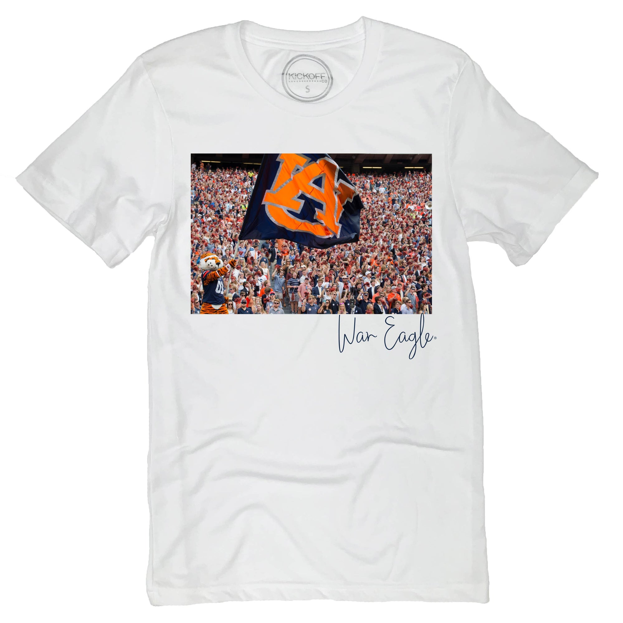 Stadium Short Sleeve T-shirt in White - NCAA Licensed: University of Florida / Large