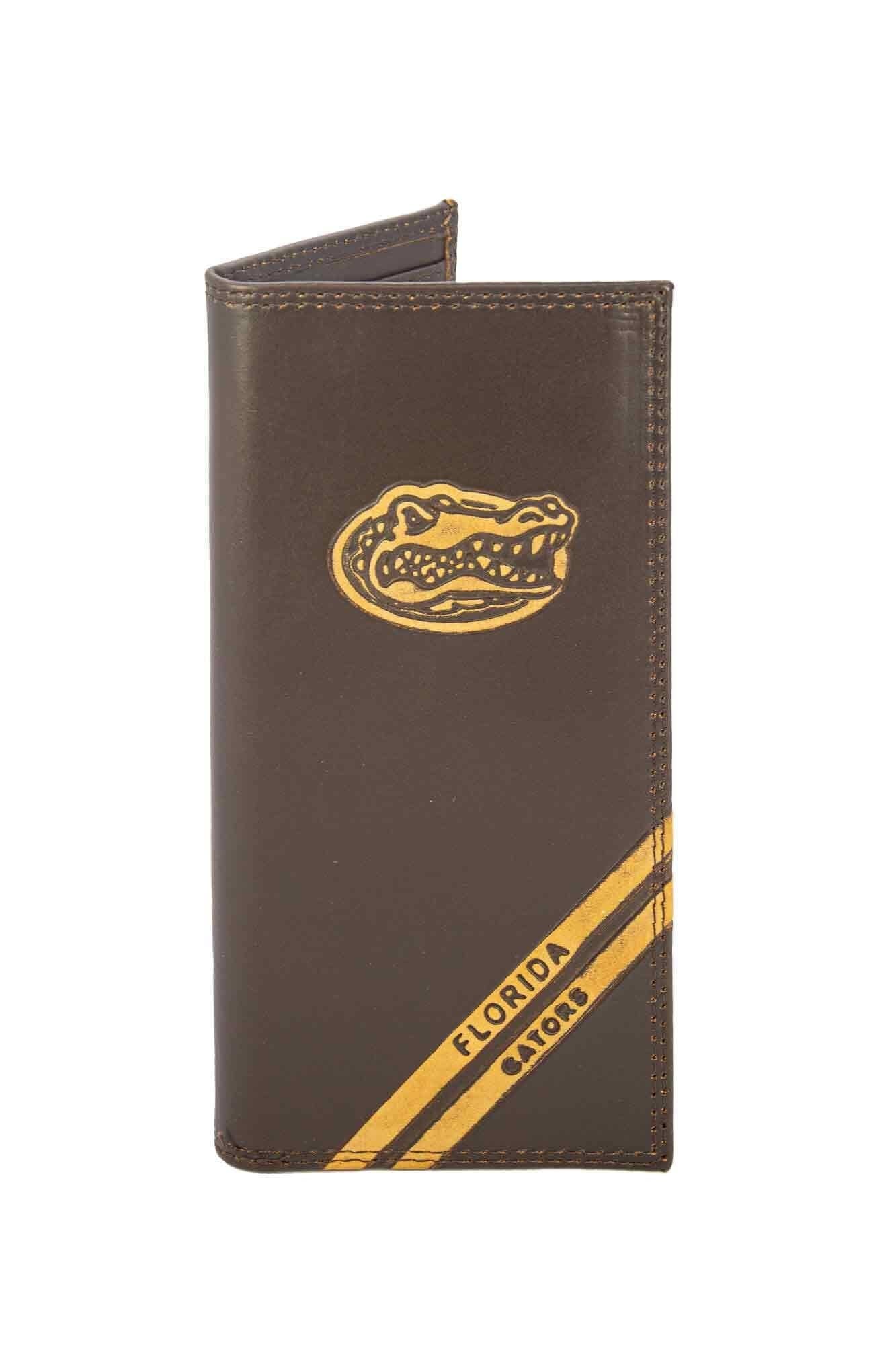 Florida Gators Men's Embossed Leather Wallet.