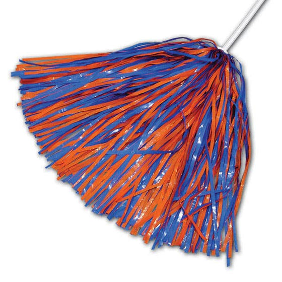 Spirit Shaker Poms Bright Blue/Orange