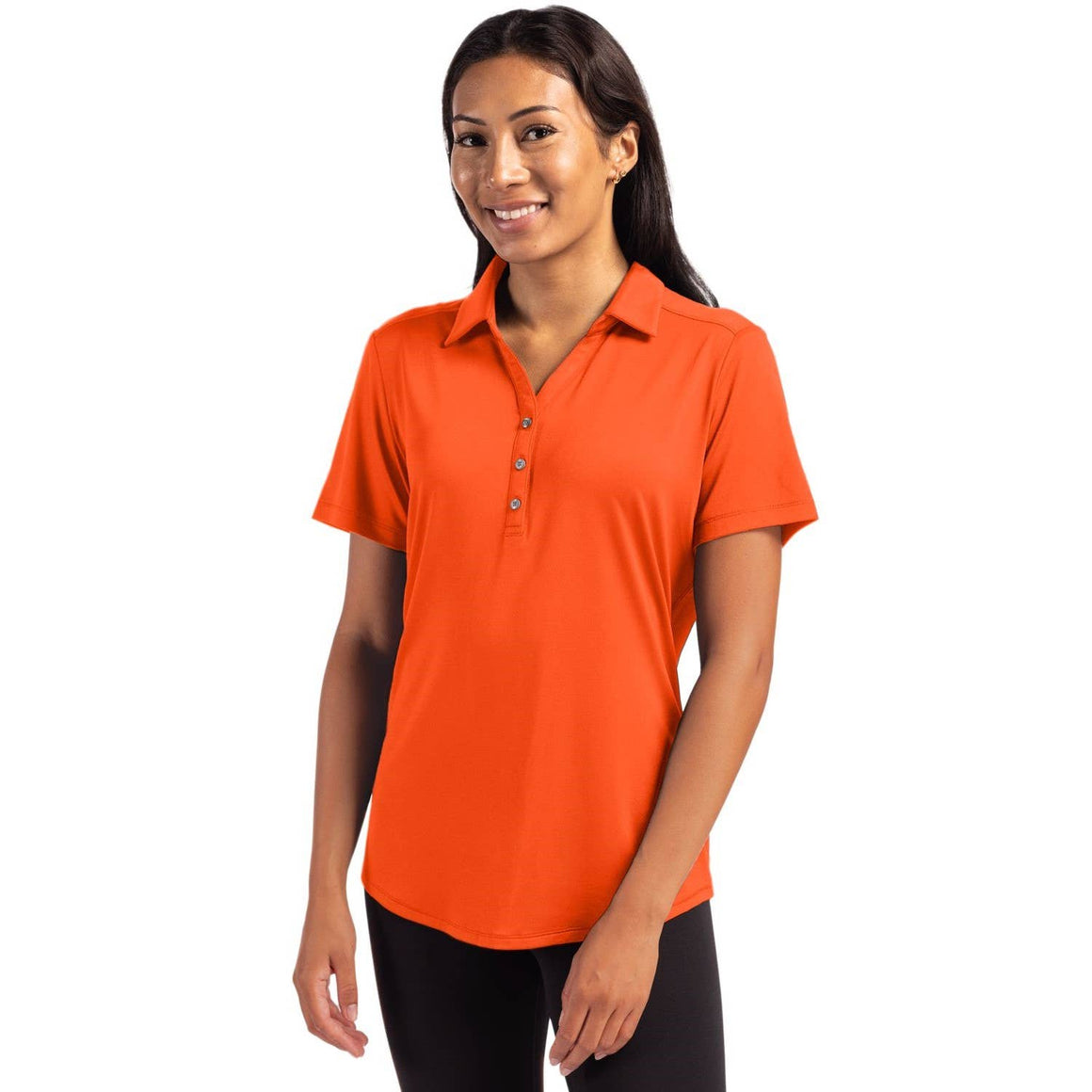 Cutter & Buck Forge Eco Stretch Womens Short Sleeve Polo