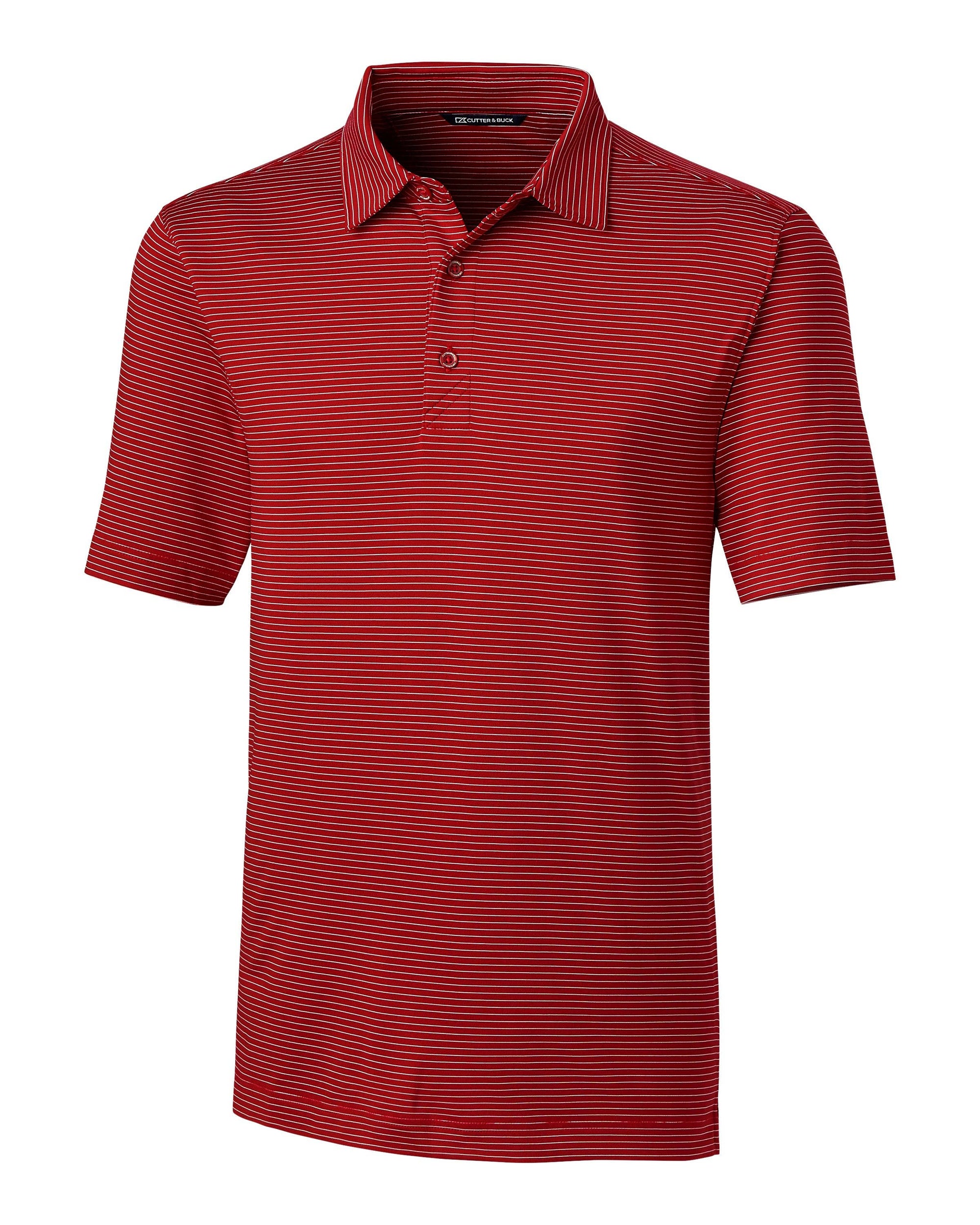 Cutter & Buck Forge Pencil Stripe Stretch Mens Polo