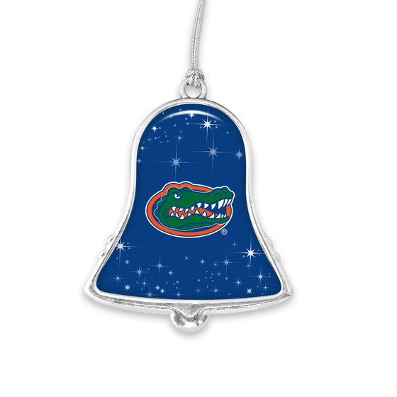 Florida Gators Bell Ornament With Stars