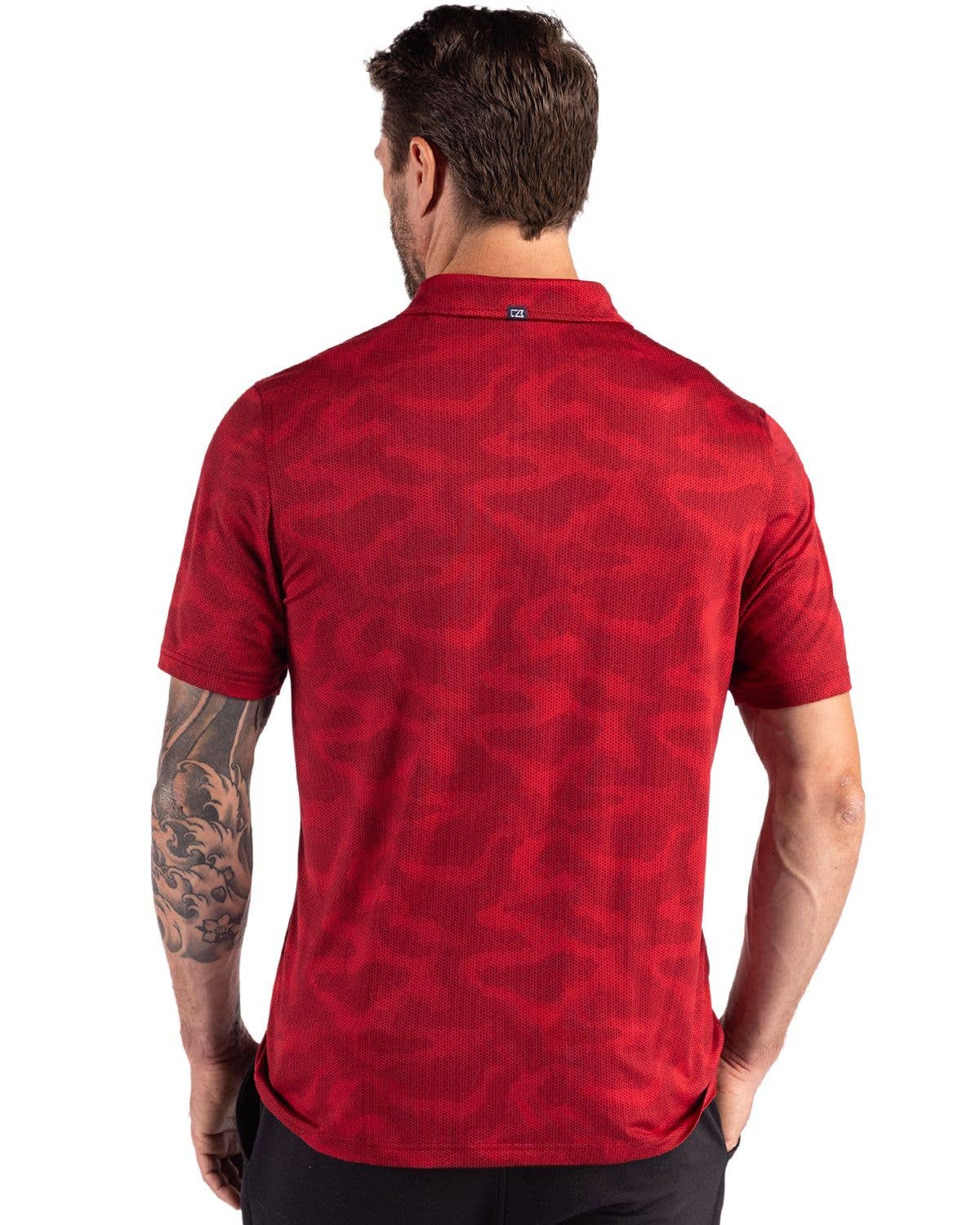 Cutter & Buck Coastline Epic Comfort Camo Print Mens Polo