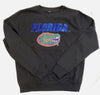 Blue Sequence on Black Gator Sweatshirt