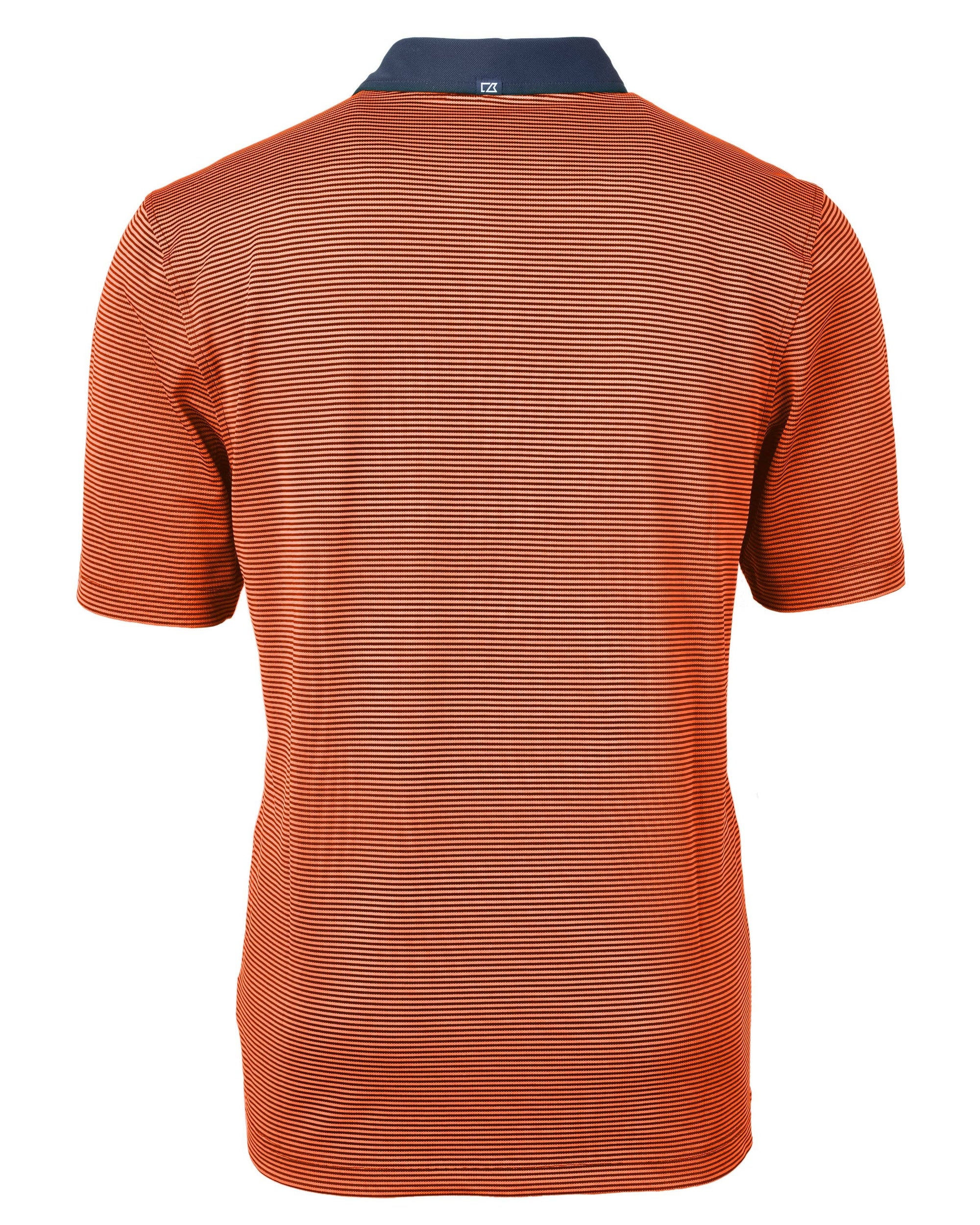 Cutter & Buck Virtue Eco Micro Stripe Recycled Mens Polo