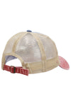 Three Tone Distressed Pigmented Cotton Trucker Hat