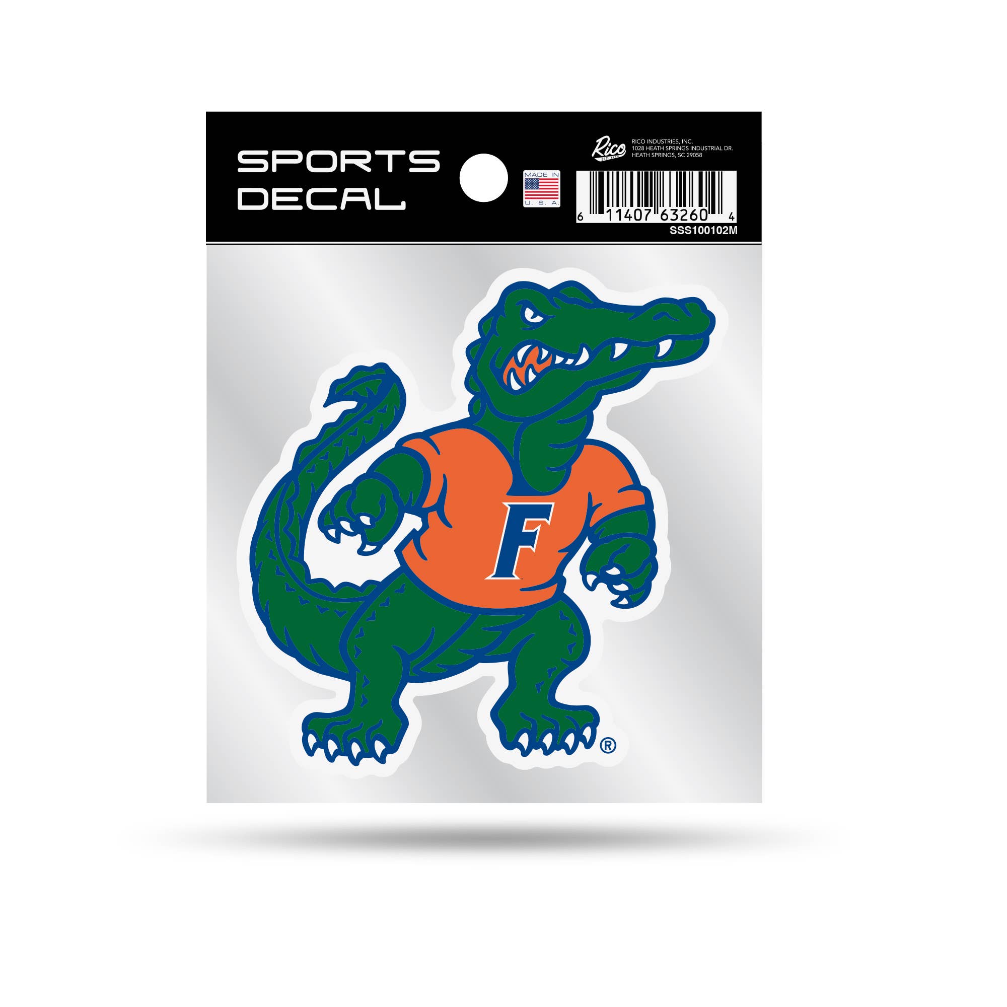 NCAA  Florida Gators Mascot 4"x4" Small Style Decal