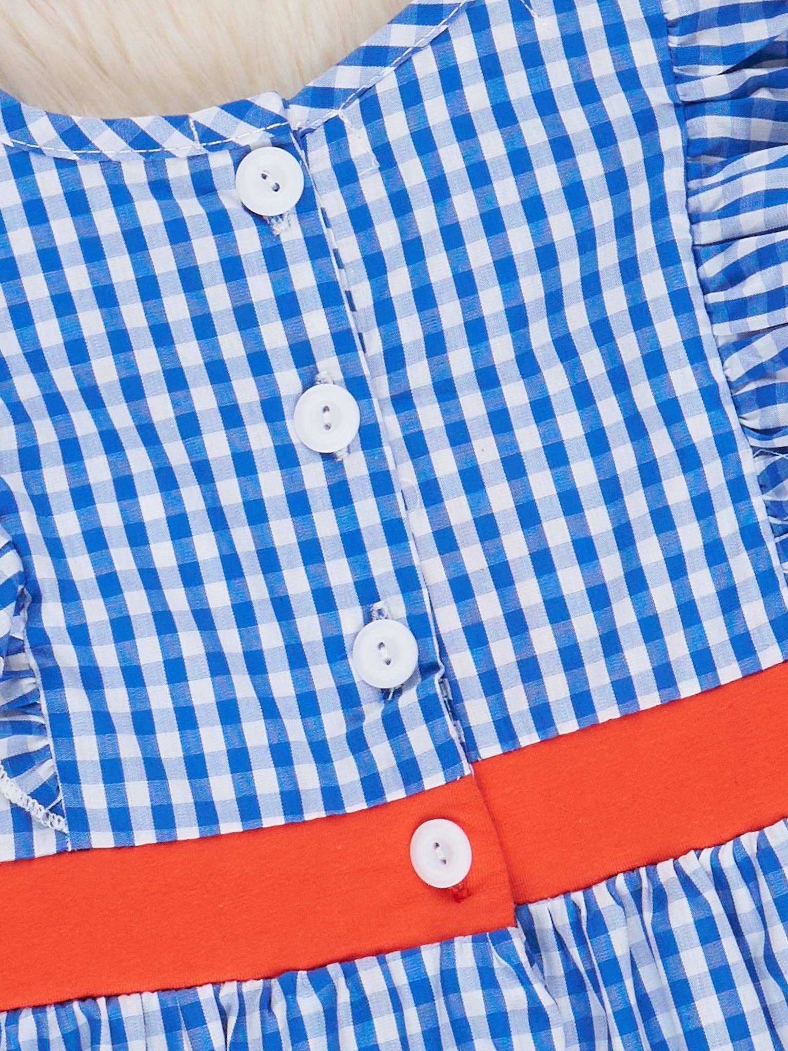 Florida Smocked Gingham Dress
