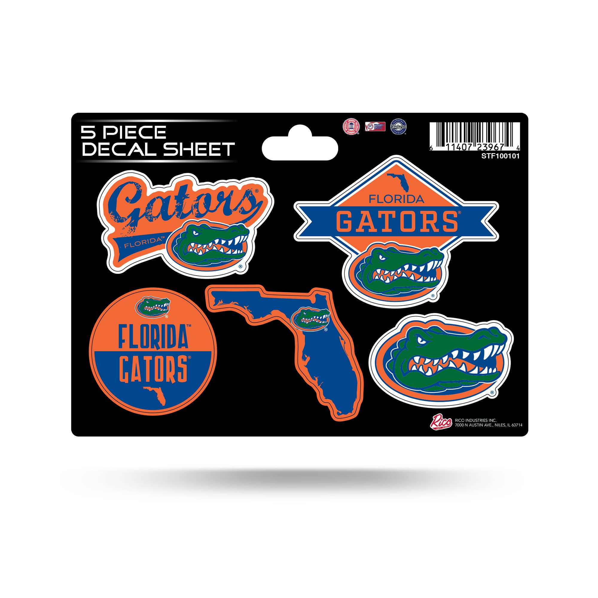 NCAA Florida 5-Piece Sticker Sheet