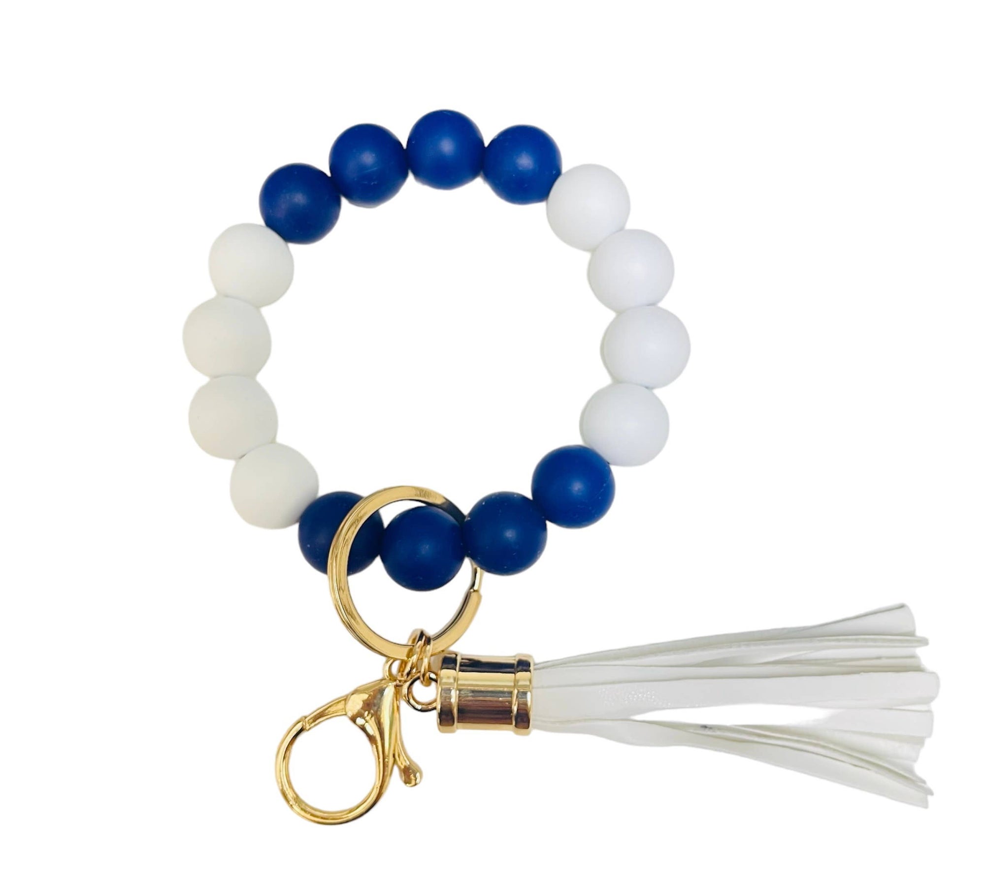 Gameday Ball Bracelets: Orange/blue