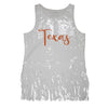 Sequin Script Fringe Tank - NCAA Licensed: University of Florida / M