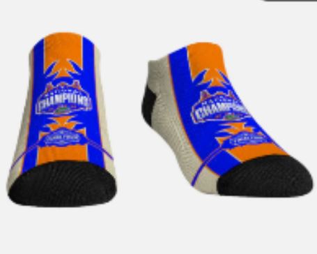 2025 Mens Basketball National Champ Low Rise Socks