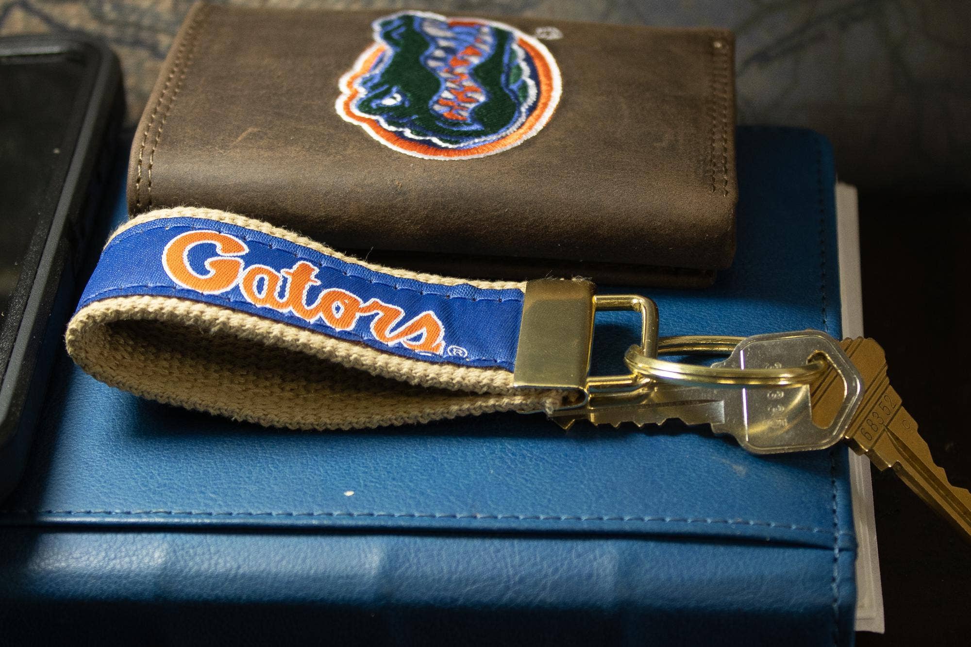 Florida Gators Collegiate Woven Ribbon Key Chain.
