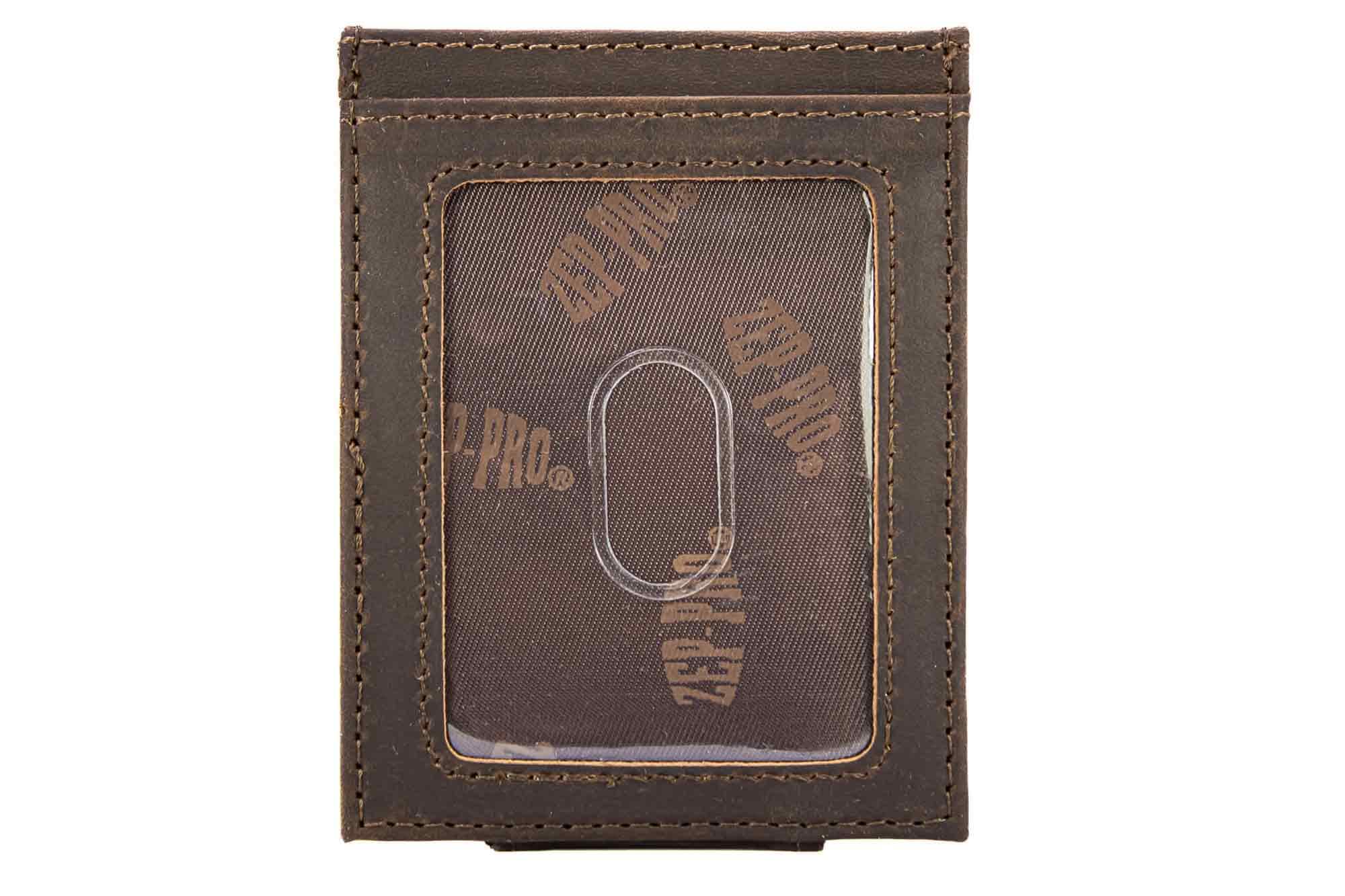 Florida Gators Men's Magnetic Front Pocket Leather Wallet.