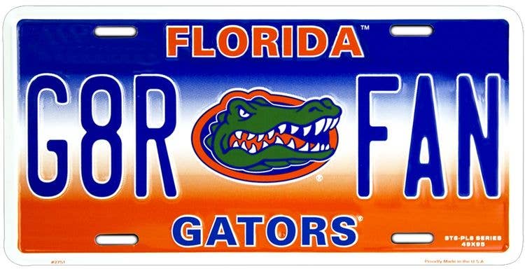 FL Gators G8R FAN - License Plates
