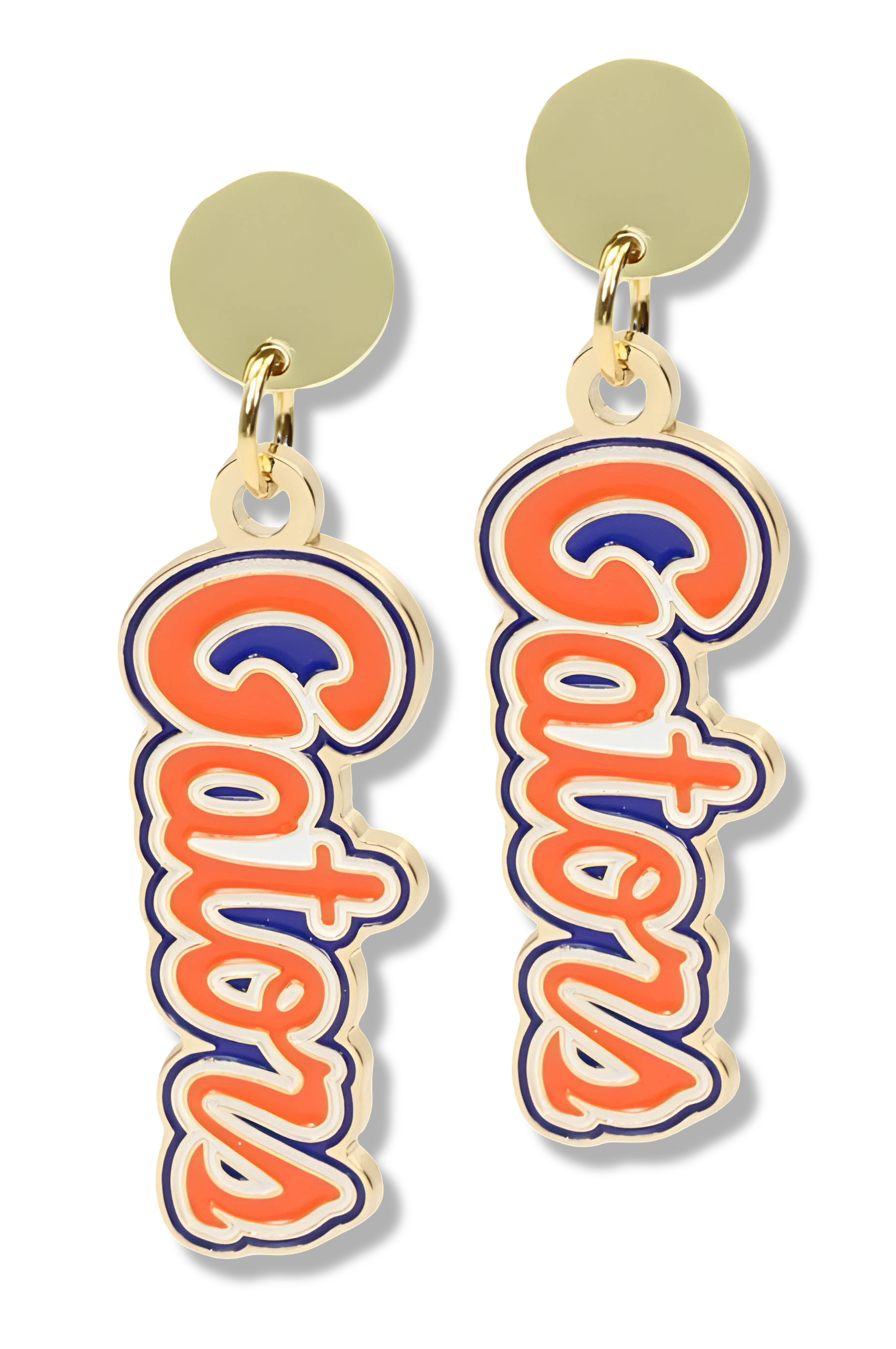 Florida Gators Script Earring