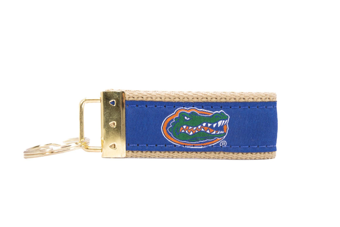 Florida Gators Collegiate Woven Ribbon Key Chain.