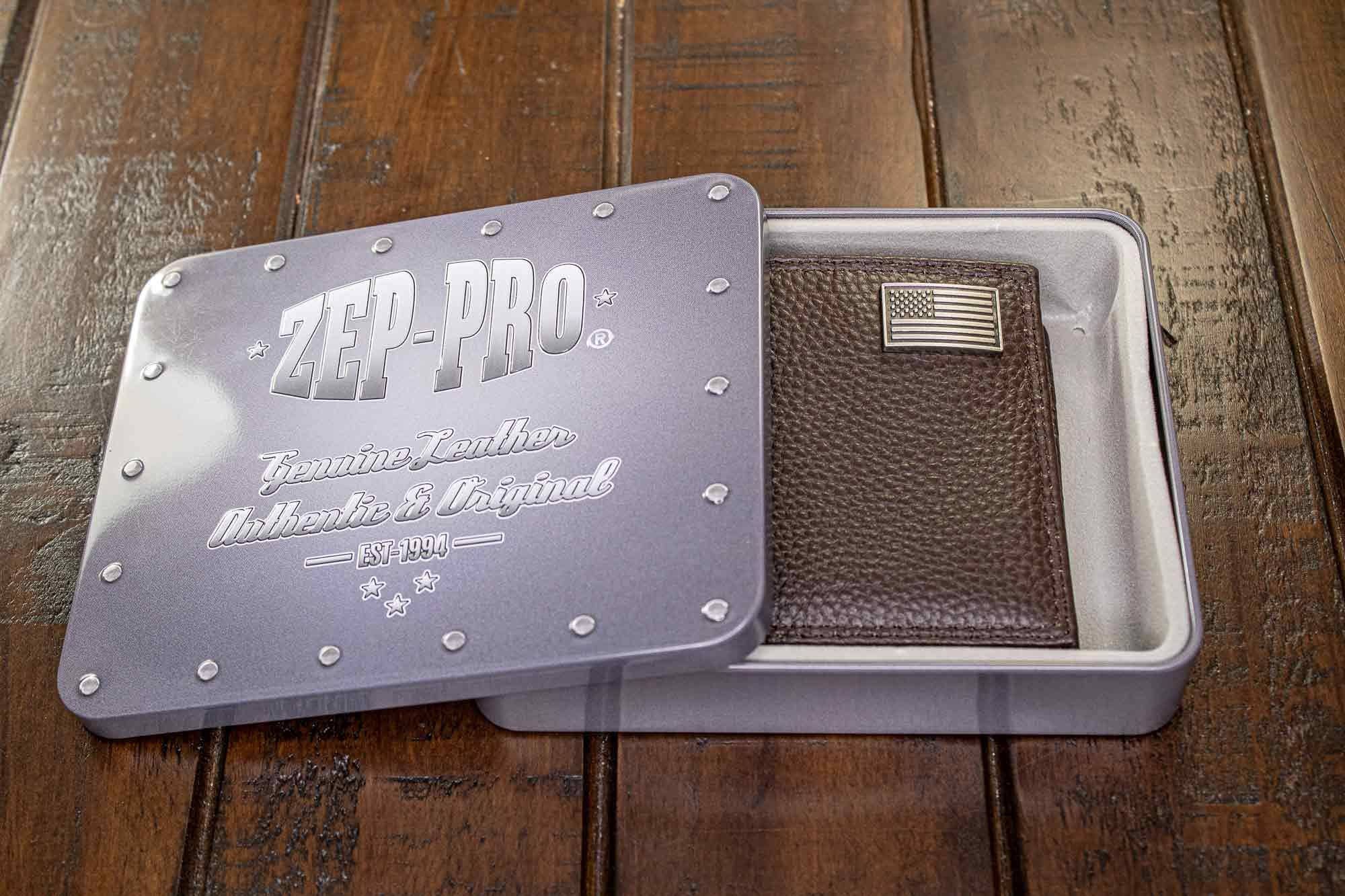 Florida Gators Pebble Grain Leather Wallet – Bifold, Trifold, Tall Roper & Slim Front Pocket – Black or Brown
