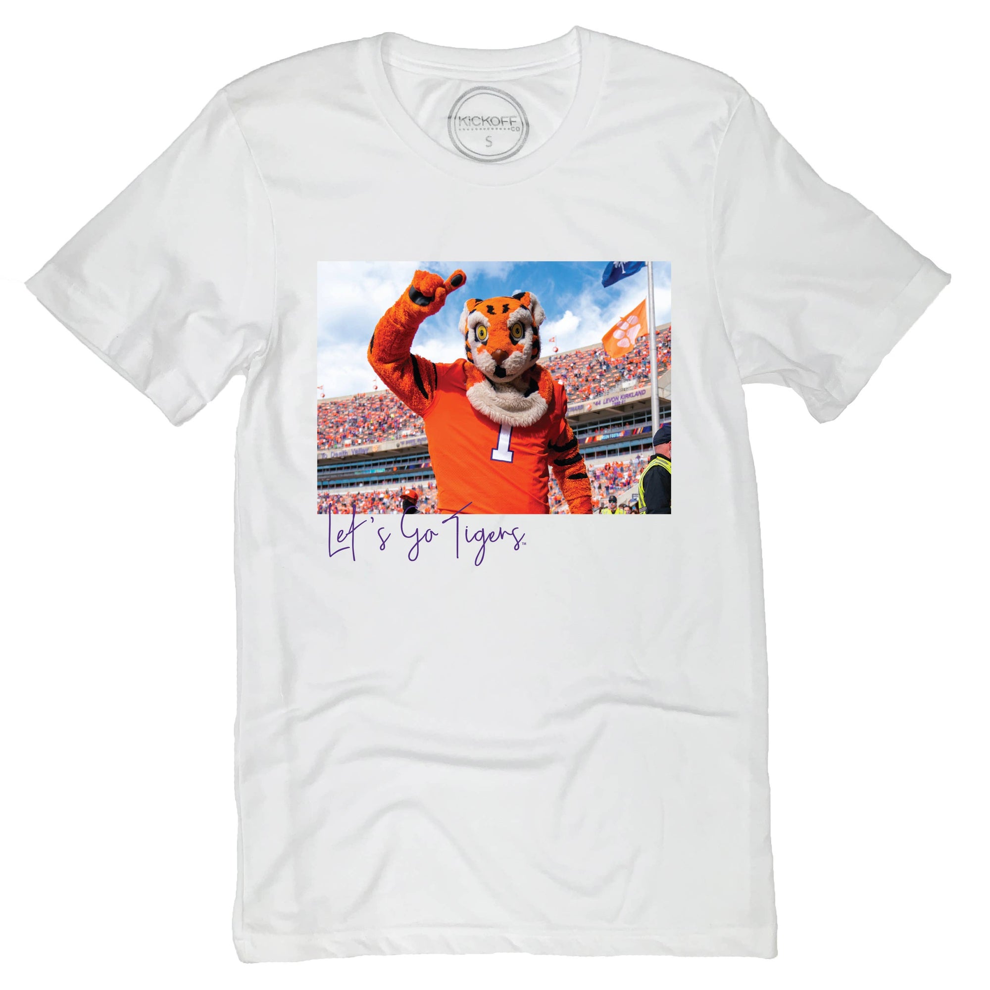Stadium Short Sleeve T-shirt in White - NCAA Licensed: University of Florida / Large