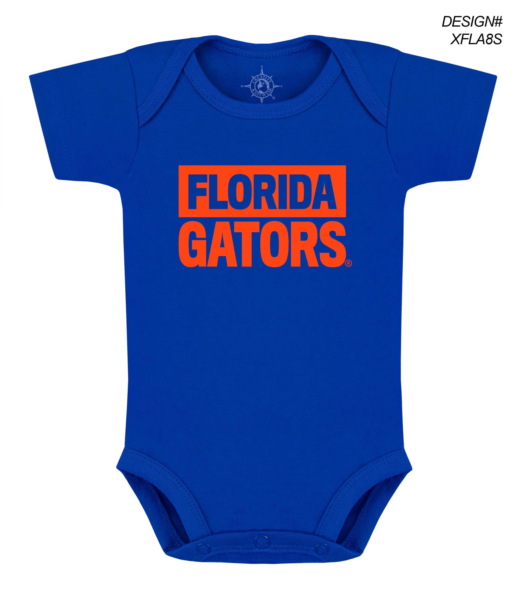 Florida Gators Infant Bodysuit: Screen-print : Royal / Halftime Nap Time / 3-6 Months