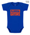 Florida Gators Infant Bodysuit: Screen-print : Royal / Fan Since Birth / 6-9 Months