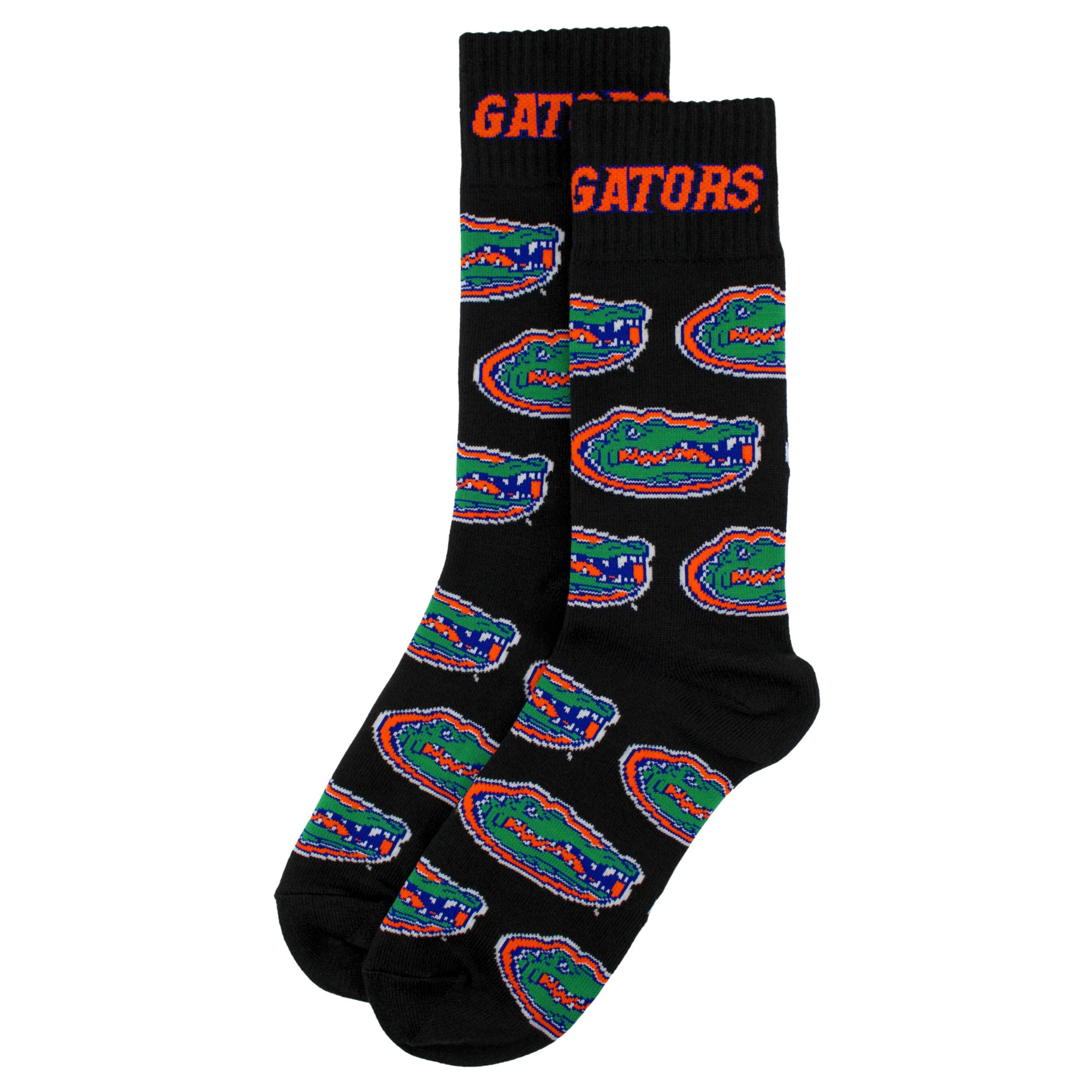 Florida Gators Black Repeating Dress Socks