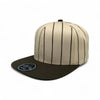 PLAIN FLAT PIN STRIPE HAT