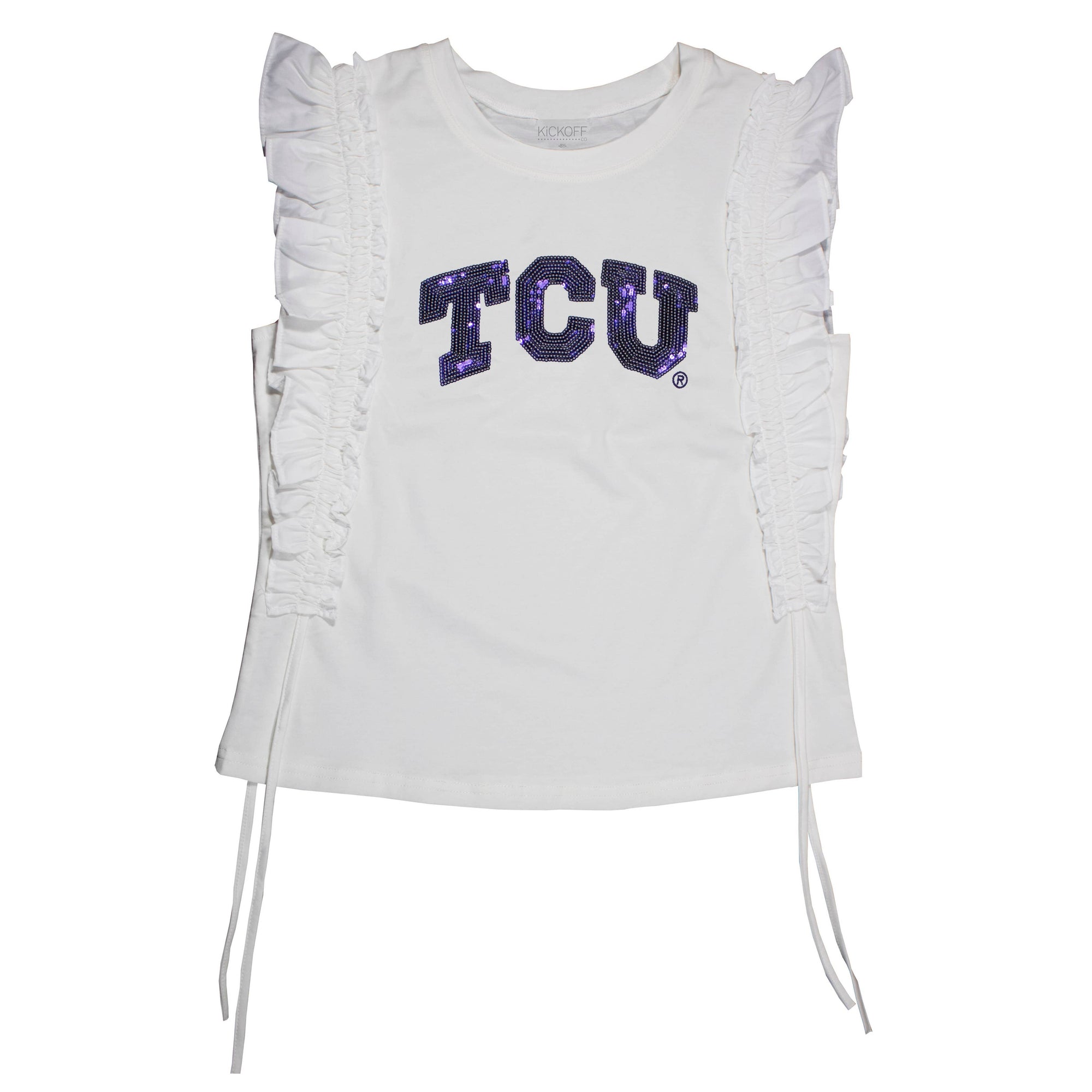 Sequin Ruffle Sleeve - NCAA Licensed: University of Florida / L