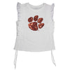 Sequin Ruffle Sleeve - NCAA Licensed: University of Florida / XL