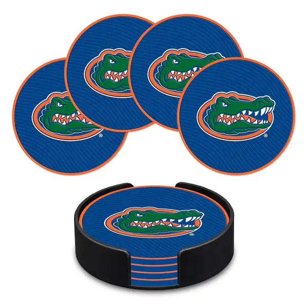 NCAA Florida Gators Molded PVC Coaster (4-Pack)