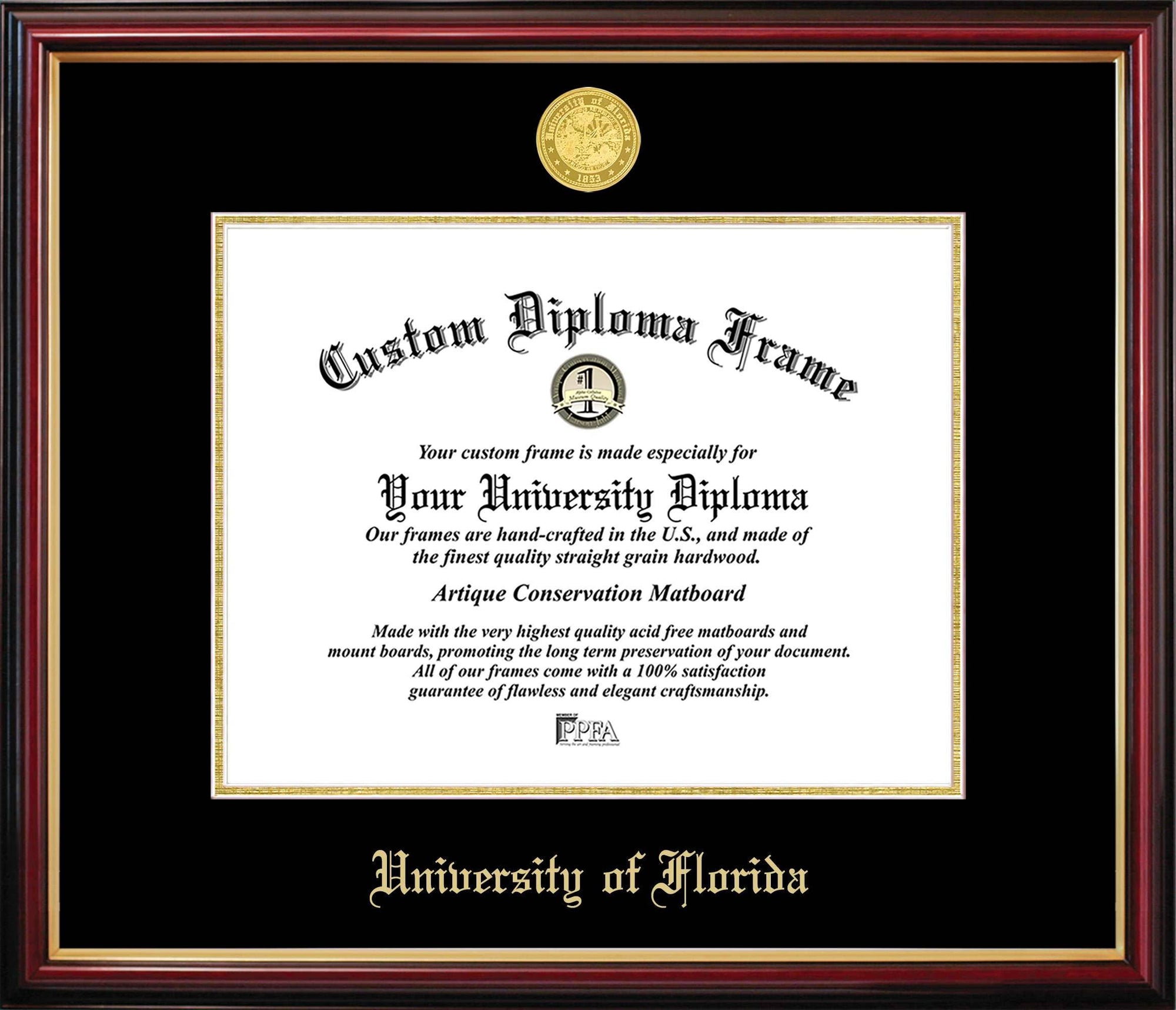University of Florida Gators Petite Diploma Frame
