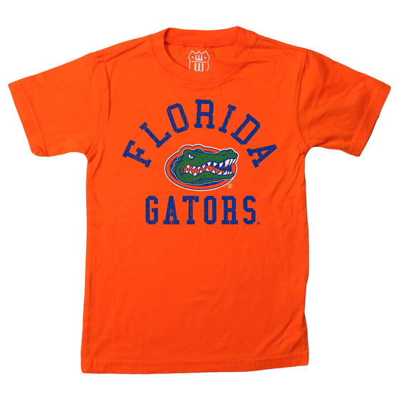 Florida Gators NCAA Kids S/S Organic Cotton Tee Shirt - Orange Crush