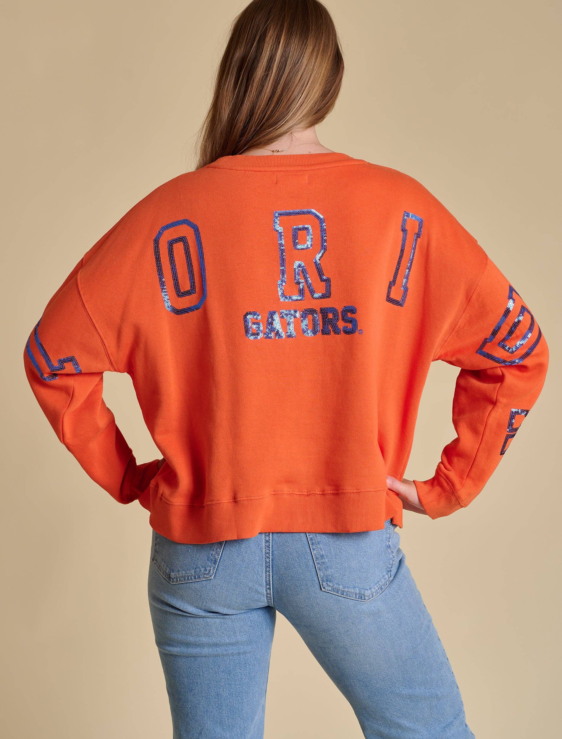 The Sequin Boxy Sweatshirt | Florida