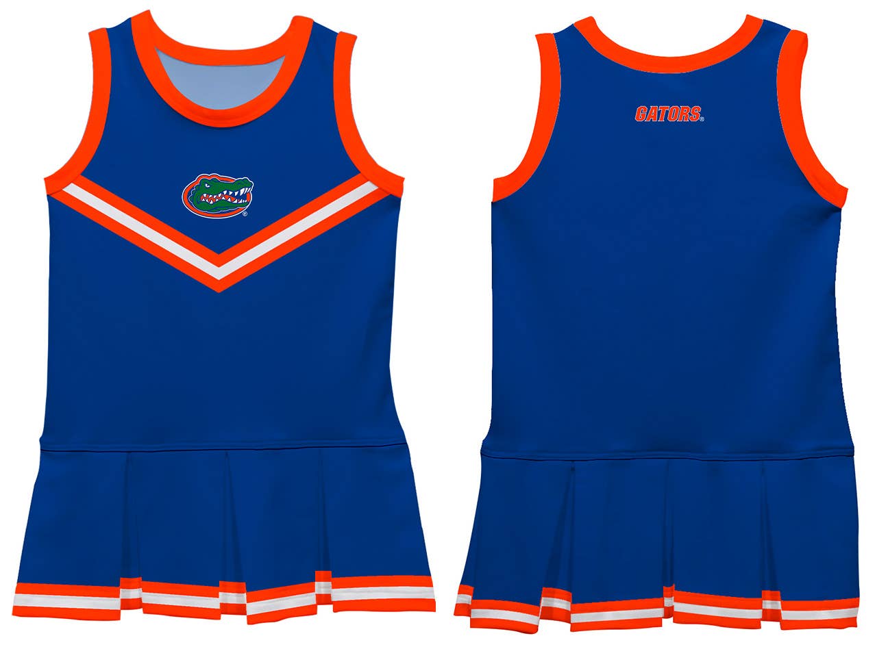 Florida Gators Blue Sleeveless Cheerleader Dress