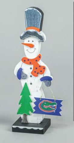 Florida Chunky Snowman Ornament