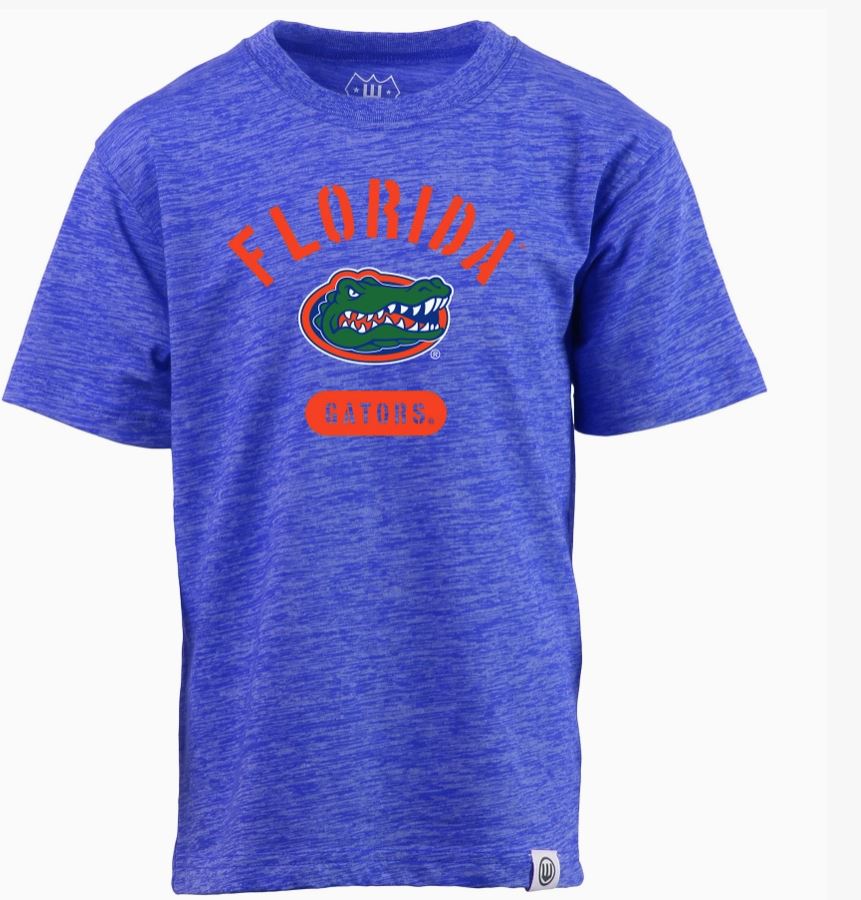 Florida Gators Ncaa Kids S/S Cloudy Yarn Tee