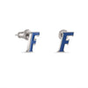Florida Gators Blue Speed F Stud Earrings